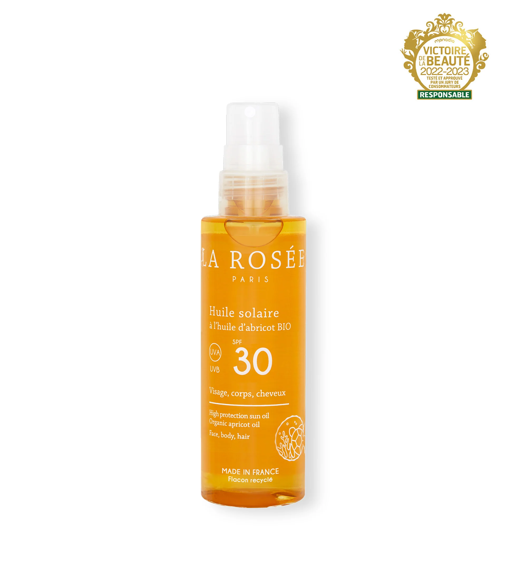 La Rosée Huile solaire SPF 30
