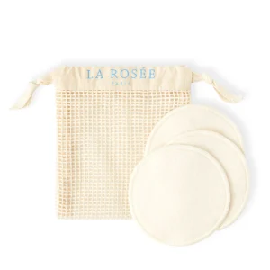 La Rosée Kit de trois cotons rÃ©utilisables 100 % BIO