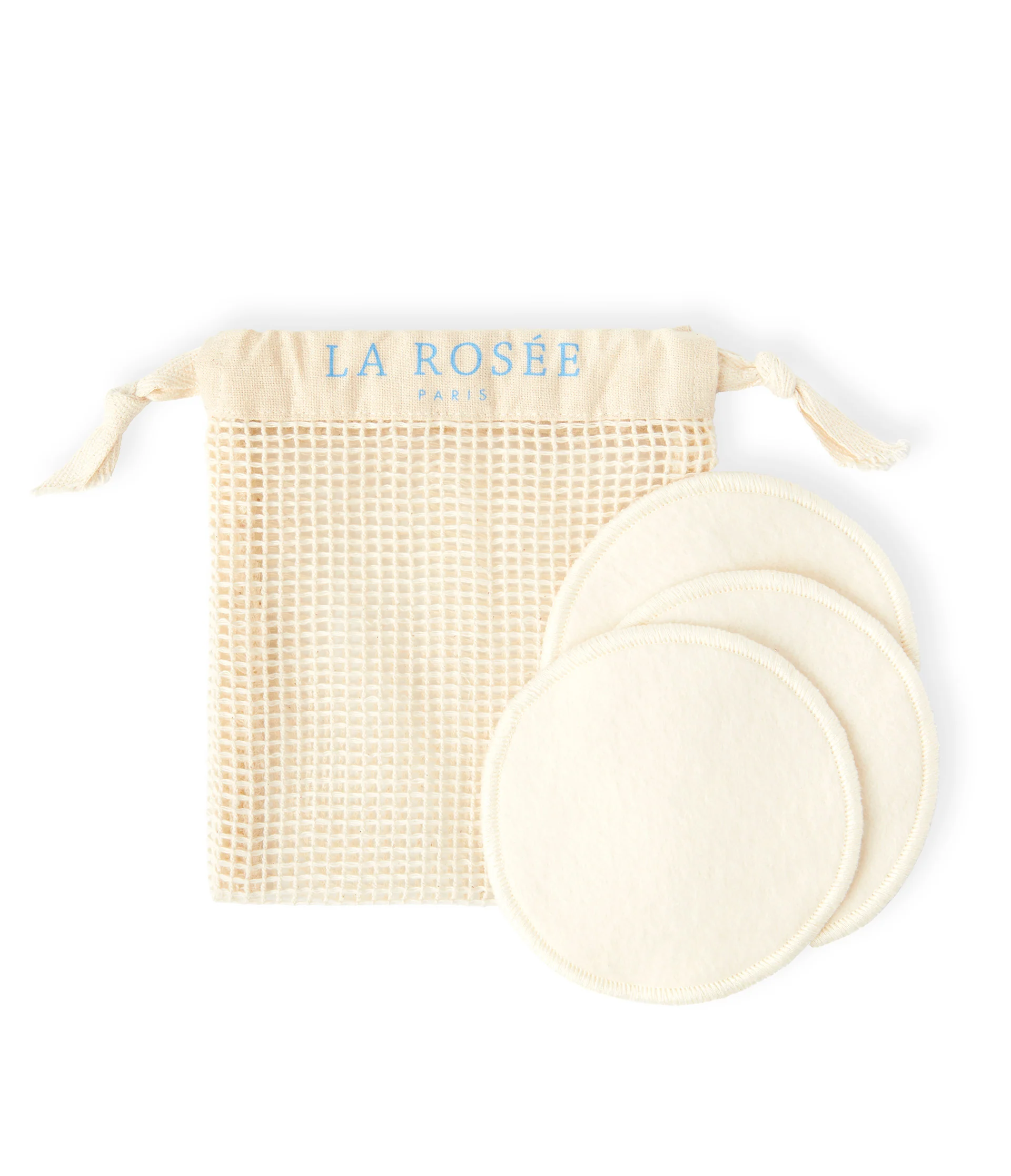 La Rosée Kit de trois cotons réutilisables 100 % BIO